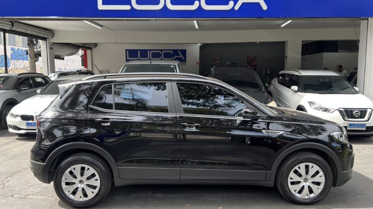 T-Cross Sense 1.0 TSI Automático 2021/2021 Preto Flex Completo