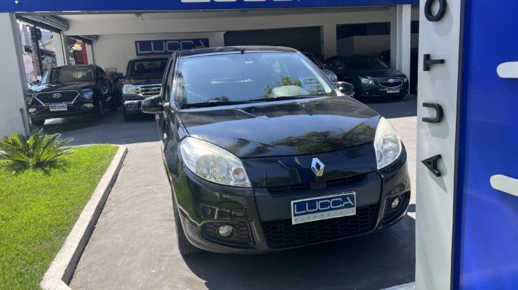 Sandero 1.6 8V 2013 Preto Flex Completo