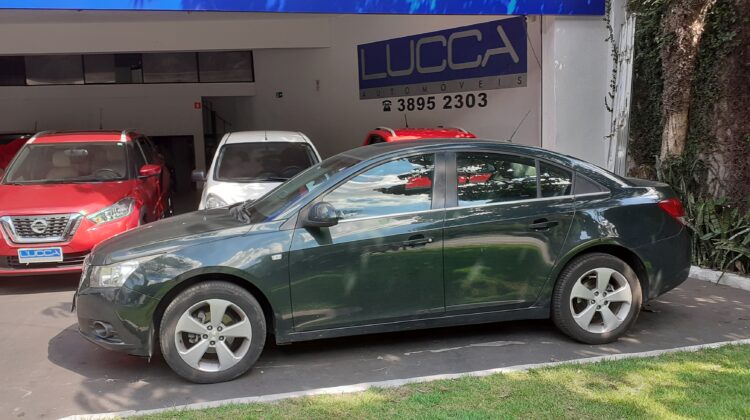 Cruze LT 1.8 Automático 2012 Verde Flex Completo