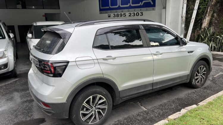 T-Cross Sense 1.0 TSI Automático 2021/2021 Prata Flex Completo