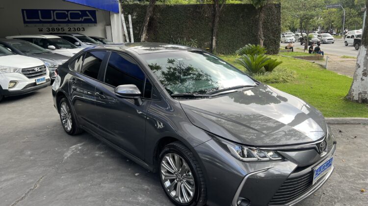 Corolla XEI 2.0 Automático 2022/2023 Cinza Flex Completo