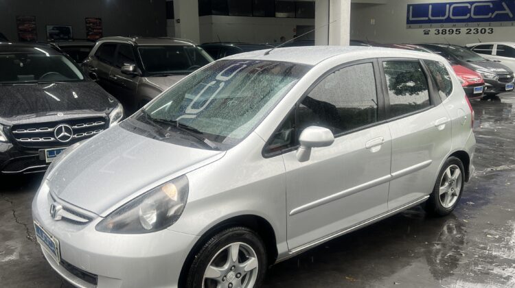 Fit LX 1.4 Automático 2007/2008 Prata Completo