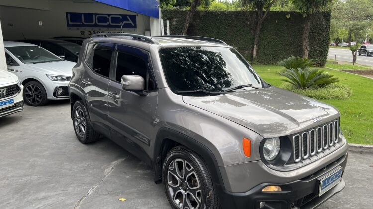Renegade Longitude 1.8 Automática 2017/2018 Cinza Flex Completa