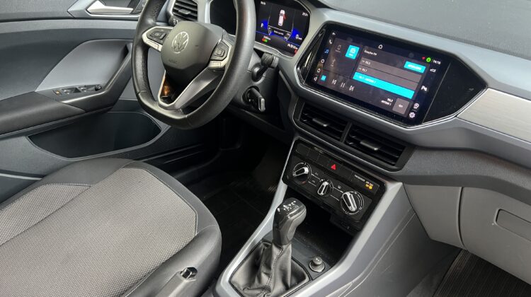 T-Cross 1.0 200 TSI Automático 2022/2022 Azul Flex Completo