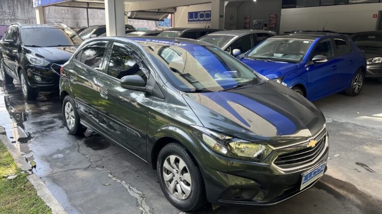 Onix 1.0 LT 2017 Cinza Flex Completo