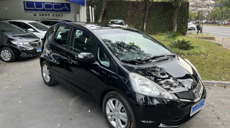 Fit EX 1.5 Automático 2010 Preto Flex Completo