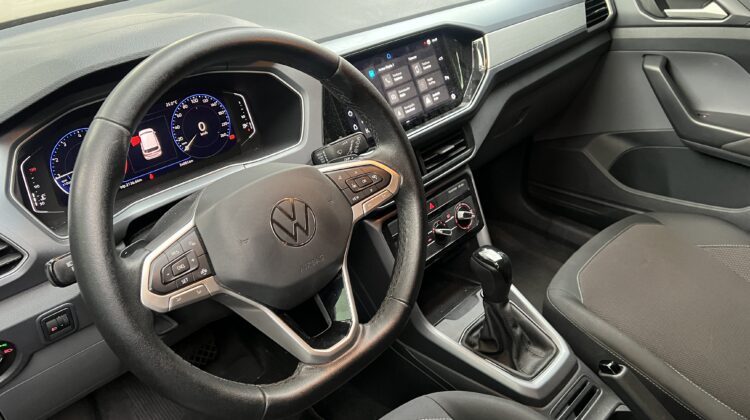 T-Cross 200 1.0 TSI Automático 2022 Preto Flex Completo
