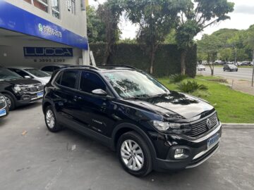 T-Cross Sense 1.0 TSI Automático 2020 Preto Flex Completo