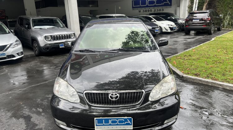 Corolla SE-G 1.8 Automático 2006/2006 Preto Top de Linha Blindado Nível III-A