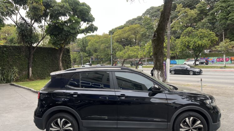 T-Cross 200 1.0 TSI Automático 2022 Preto Flex Completo