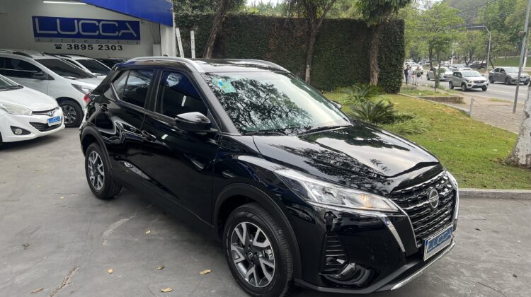 Kicks Sense 1.6 Automático CVT 2024 Preto Flex Completo