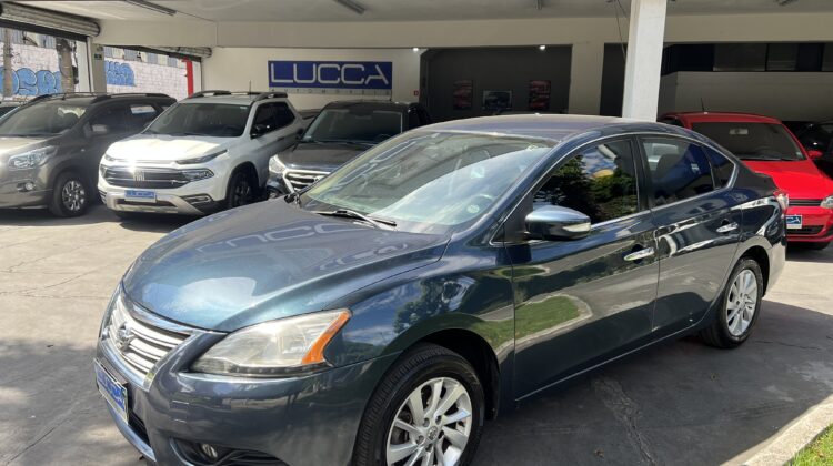 Sentra SV 2.0 Automático CVT 2013/2014 Azul Flex Completo