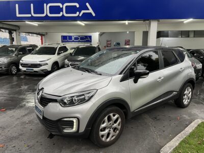 Captur Life 1.6 Automático CVT 2018/2019 Prata Flex Completo
