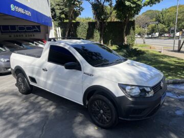 Saveiro Robust 1.6 16V Cabine Simples 2022/2023 Branca Flex Completa