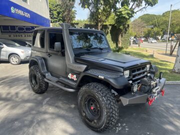 Troller T4 Turbo Diesel 2002 Preto Completo