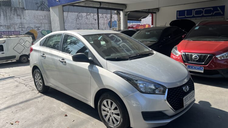 HB20S 1.0 Unique 2019 Prata Flex Completo