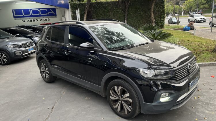 T-Cross 200 1.0 TSI Automático 2022 Preto Flex Completo