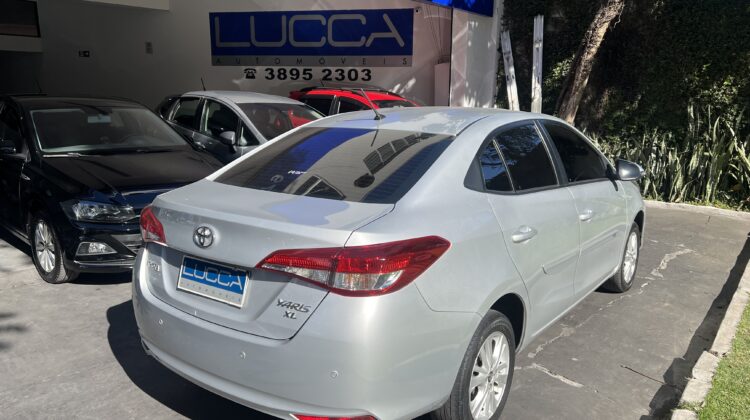 Yaris Sedan XL 1.5 Automático 2019 Prata Flex Completo