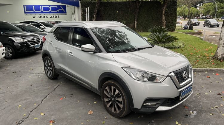 Kicks SV 1.6 Automático CVT 2019/2020 Prata Flex Completo