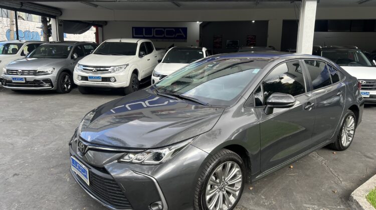Corolla XEI 2.0 Automático 2022/2023 Cinza Flex Completo