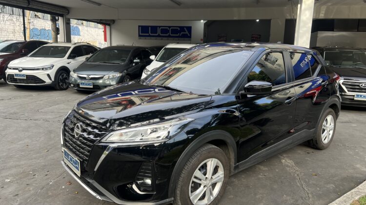 Kicks Active 1.6 Automático CVT 2024/2024 Preto Flex Completo