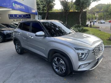 Creta Limited 1.0 Turbo Automática 2021/2022 Prata Flex Completa