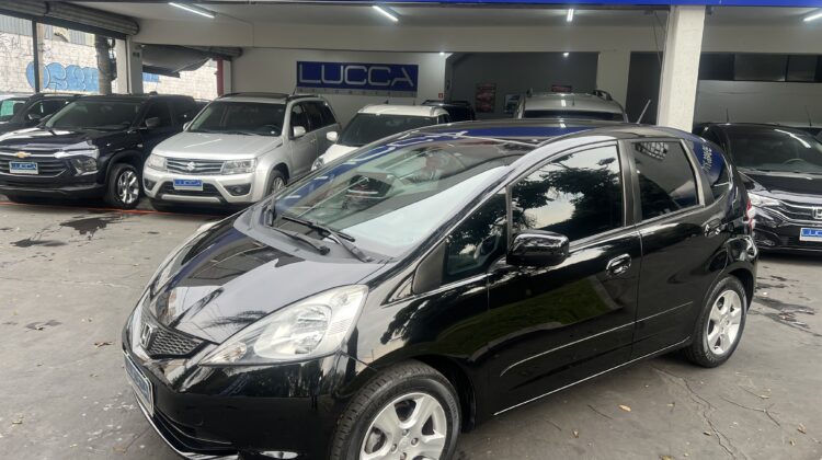 Fit LXL 1.4 Automático 2012 Preto Flex Completo