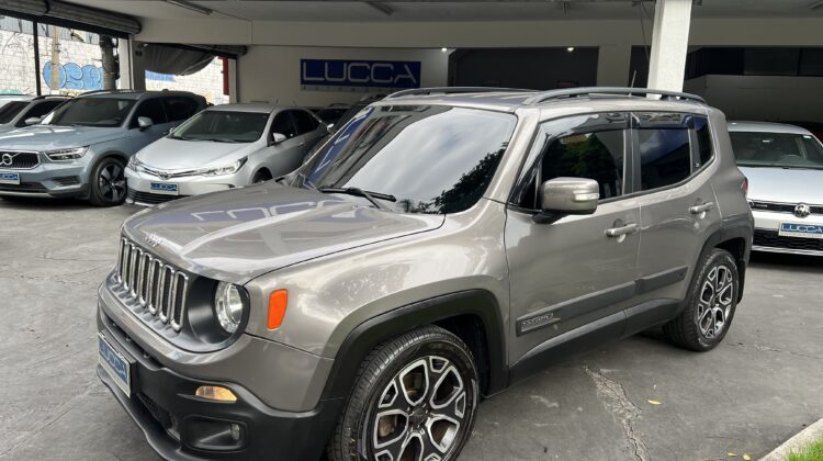 Renegade Longitude 1.8 Automática 2017/2018 Cinza Flex Completa