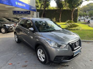 Kicks Active 1.6 Automático CVT 2020/2021 Cinza Flex Completo