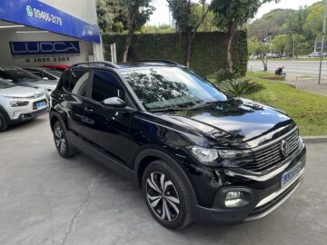 T-Cross 200 1.0 TSI Automático 2022 Preto Flex Completo