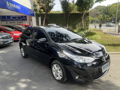 Yaris XL Plus Tech Hatch 1.3 Automático 2019/2019 Preto Flex Completo