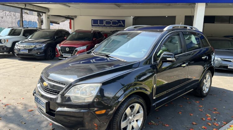 Captiva 3.0 V6 AWD Sport Automática 2012 Preta com teto solar – Blindada III-A