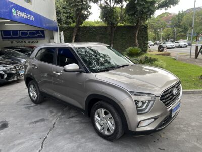 Creta Comfort 1.0 Turbo Automático 2022/2022 Prata Flex Completo