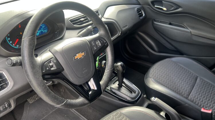 Onix LTZ 1.4 Automático 2018 Prata Flex Completo