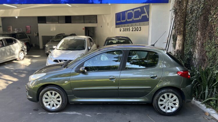 207 XS 1.6 2010 Cinza Flex Completo