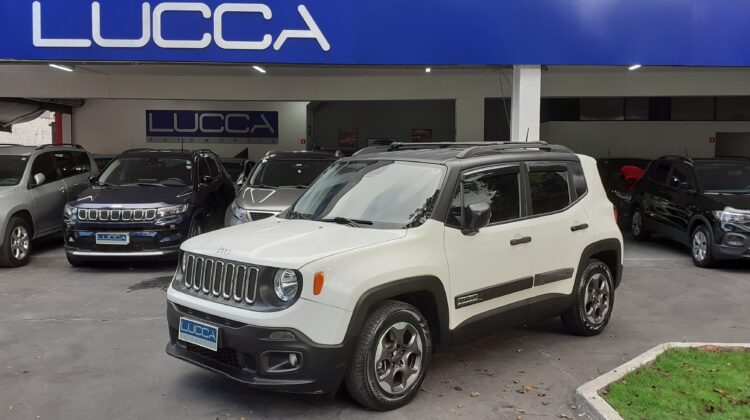 Renegade Sport 1.8 Aut. 2016 Branca Flex Completa