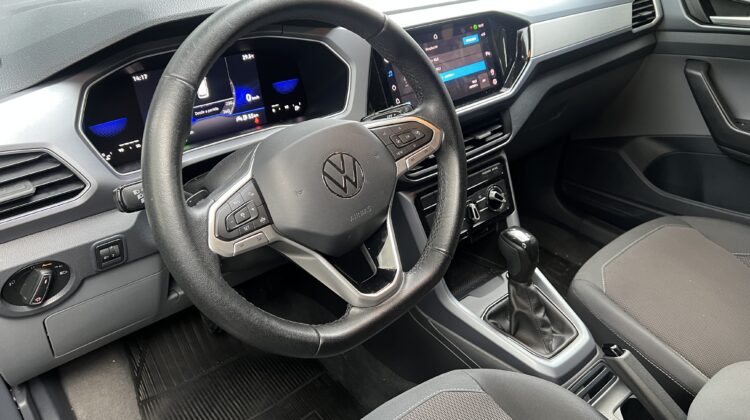 T-Cross 1.0 200 TSI Automático 2022/2022 Azul Flex Completo