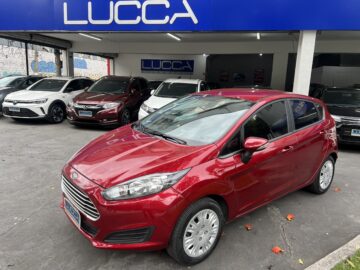 New Fiesta 1.6 SE 2017/2017 Vermelho Flex Completo