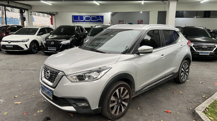 Kicks SV 1.6 Automático CVT 2019/2020 Prata Flex Completo