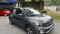 T-Cross Highline 1.4 TSI Automático 2020/2020 Cinza Flex – Blindado Nível III-A Carbon