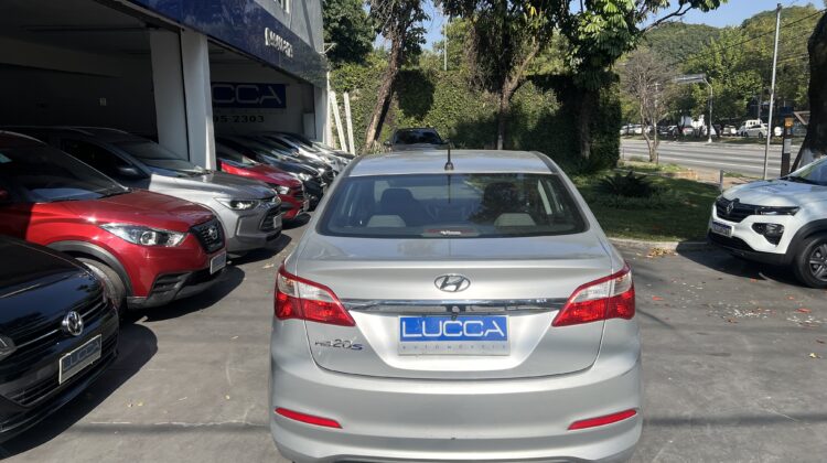 HB20S 1.0 Unique 2019 Prata Flex Completo