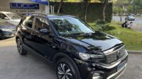 T-Cross 200 1.0 TSI Automático 2021/2022 Preto Flex Completo