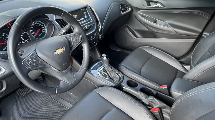 Cruze LT 1.4 Turbo Automático 2018 Prata Flex Completo