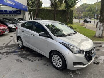 HB20S 1.0 Unique 2019 Prata Flex Completo
