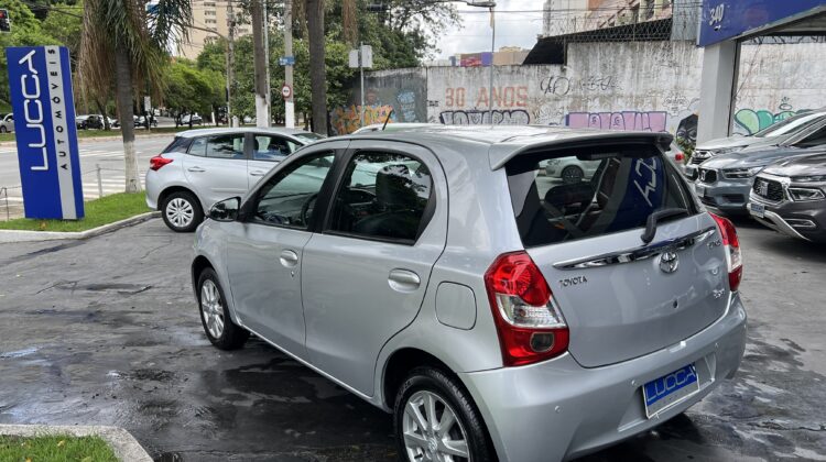 Etios XLS 1.5 Automático 2016/2017 Prata Flex Completo – Top de Linha