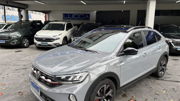 Nivus Highline Launching Edition 1.0 200 TSI Automático 2021/2021 Cinza Flex – Top de Linha