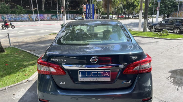 Sentra SV 2.0 Automático CVT 2013/2014 Azul Flex Completo