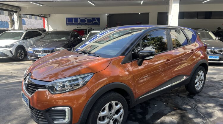 Captur Life 1.6 Automática CVT 2018/2019 Laranja Flex Completo
