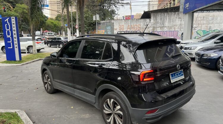 T-Cross 200 1.0 TSI Automático 2022 Preto Flex Completo