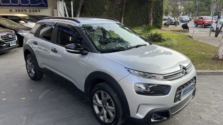 C4 Cactus Feel 1.6 Automático 2020 Prata Flex Completo